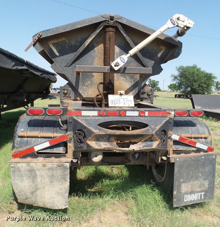 image for item DD1173 2001 Thurston Circle R side dump trailer