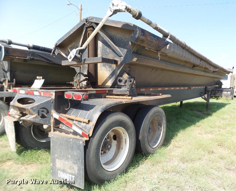 image for item DD1173 2001 Thurston Circle R side dump trailer