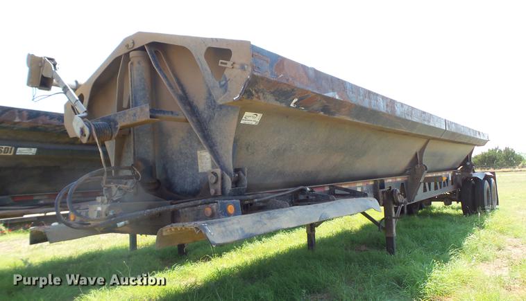 image for item DD1174 1998 Circle R side dump trailer