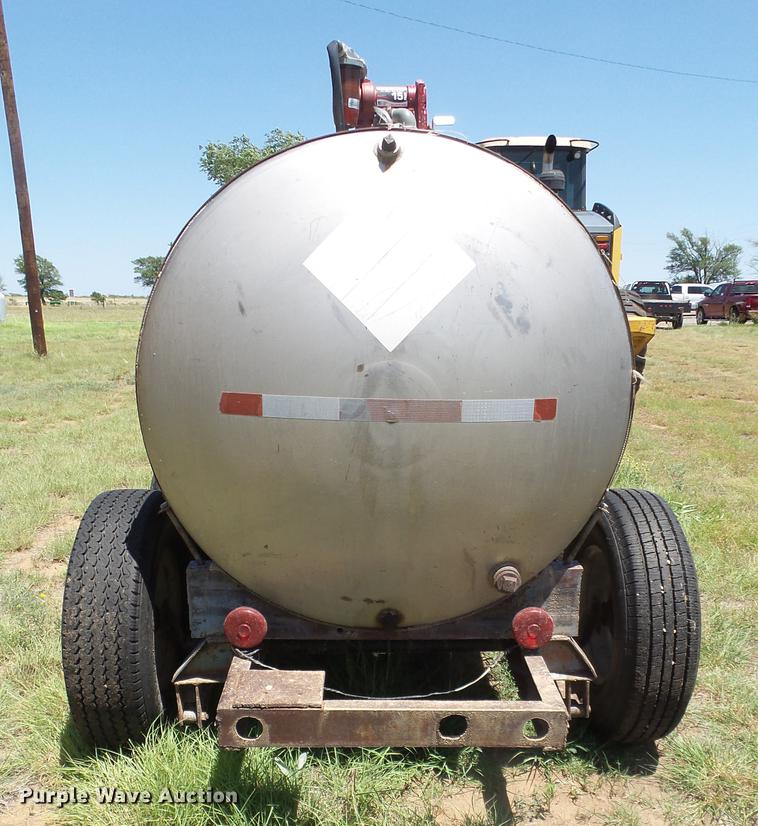 image for item EI9611 Shop built fuel trailer