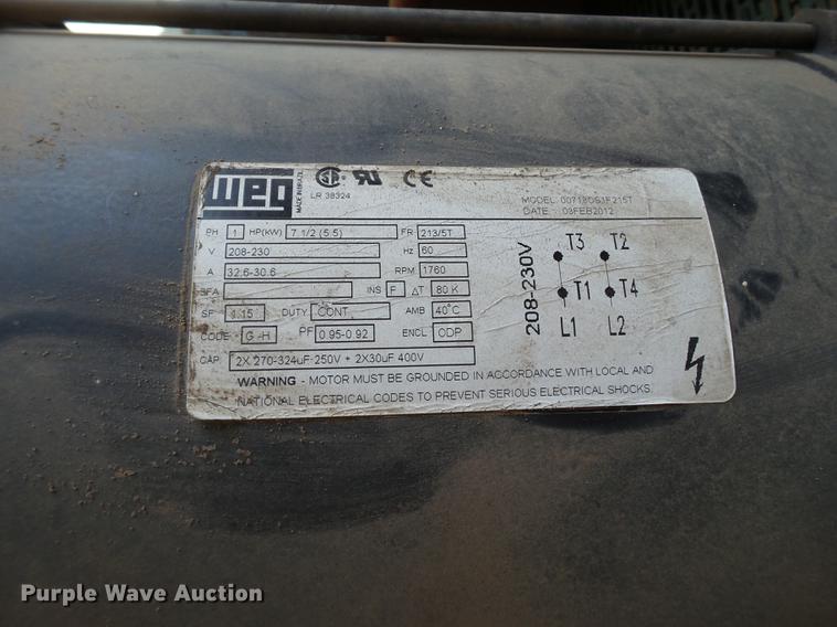 image for item EN9585 FS Curtis CT-75 air compressor