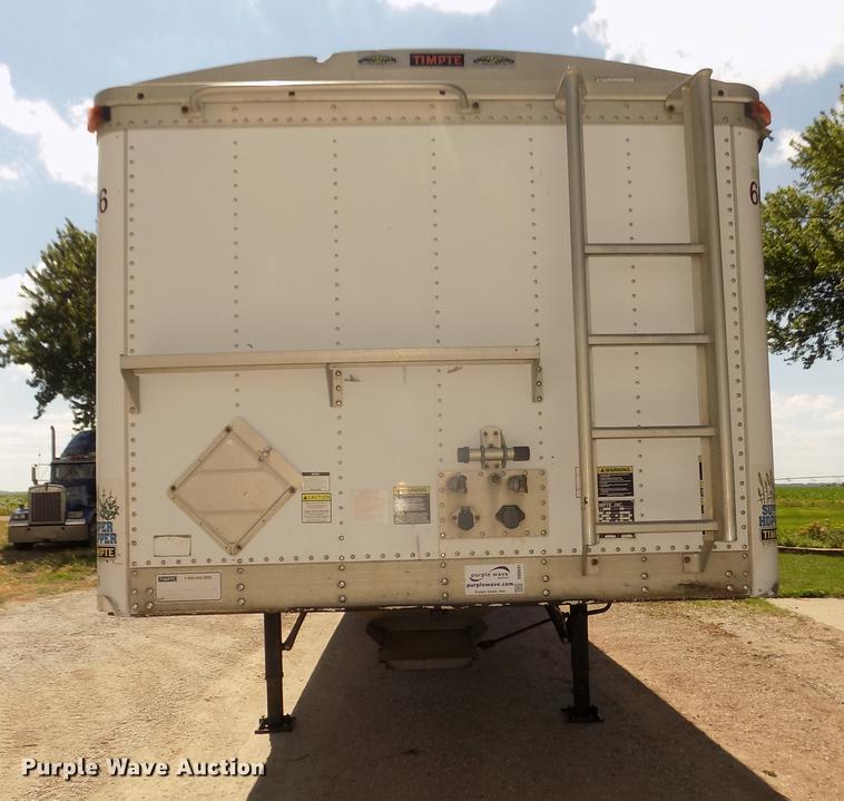 image for item DB8691 2004 Timpte Super Hopper double hopper bottom grain trailer