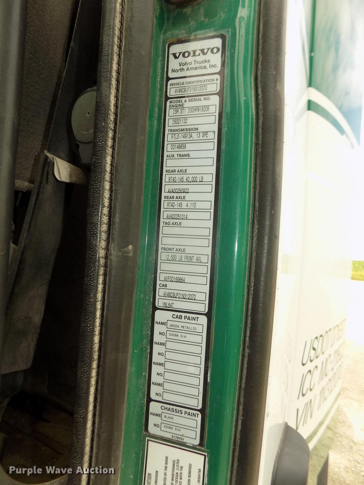 image for item DB8694 2001 Volvo VNL semi truck