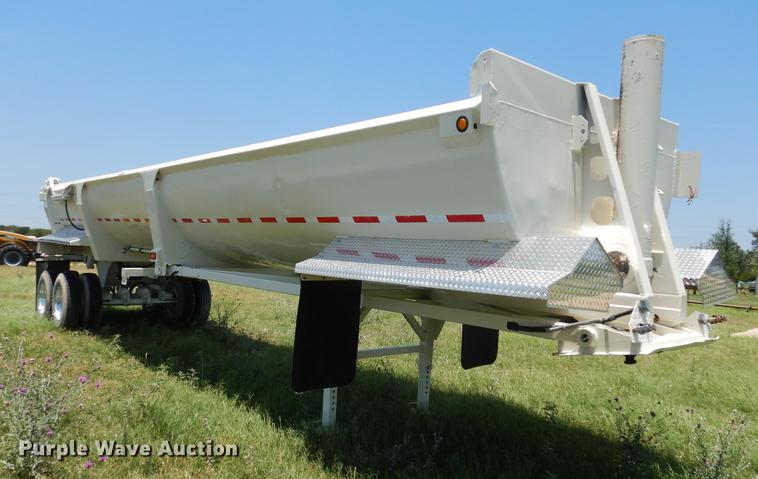 image for item DC5953 2008 Ranco barrel bed end dump trailer