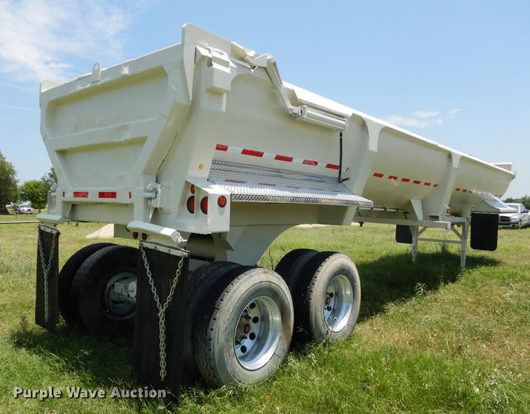 image for item DC5953 2008 Ranco barrel bed end dump trailer