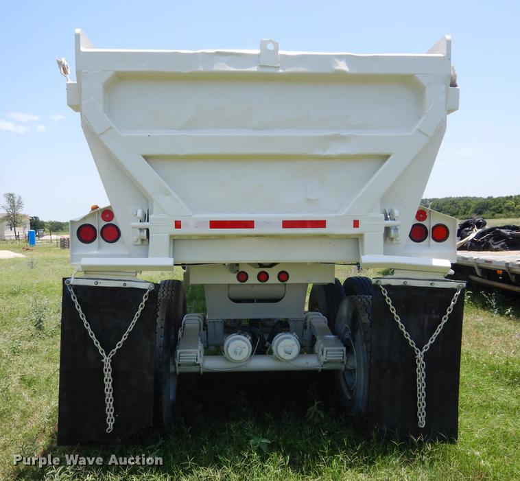 image for item DC5953 2008 Ranco barrel bed end dump trailer