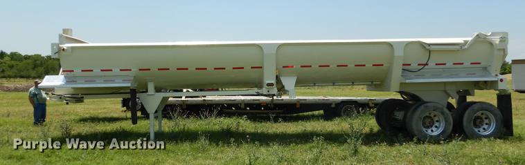 image for item DC5953 2008 Ranco barrel bed end dump trailer