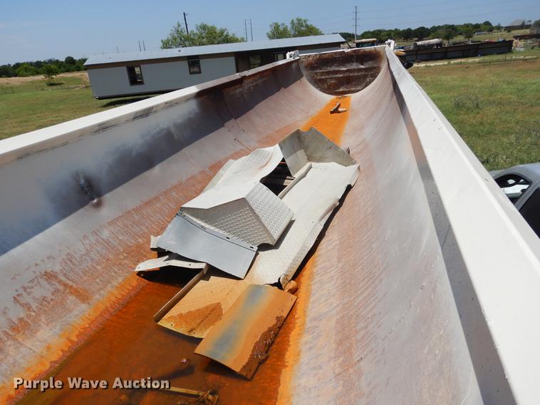 image for item DC5953 2008 Ranco barrel bed end dump trailer