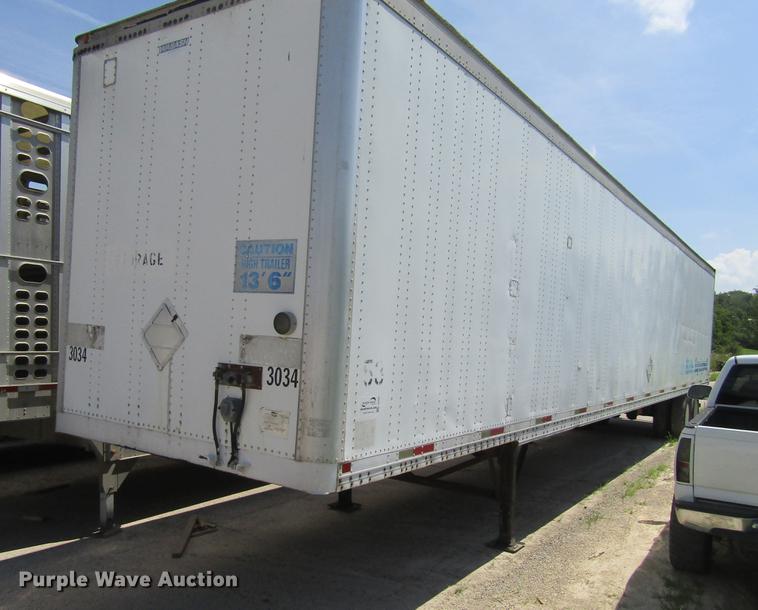 image for item DF3825 1996 Wabash National dry van trailer