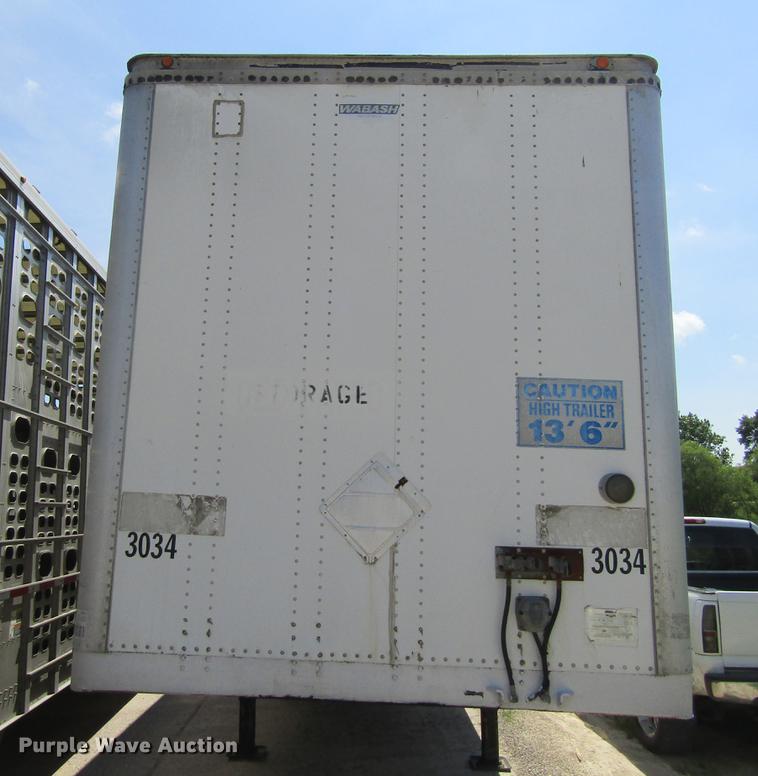image for item DF3825 1996 Wabash National dry van trailer