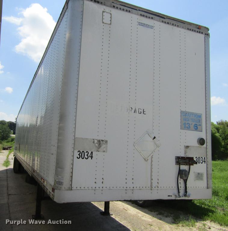 image for item DF3825 1996 Wabash National dry van trailer
