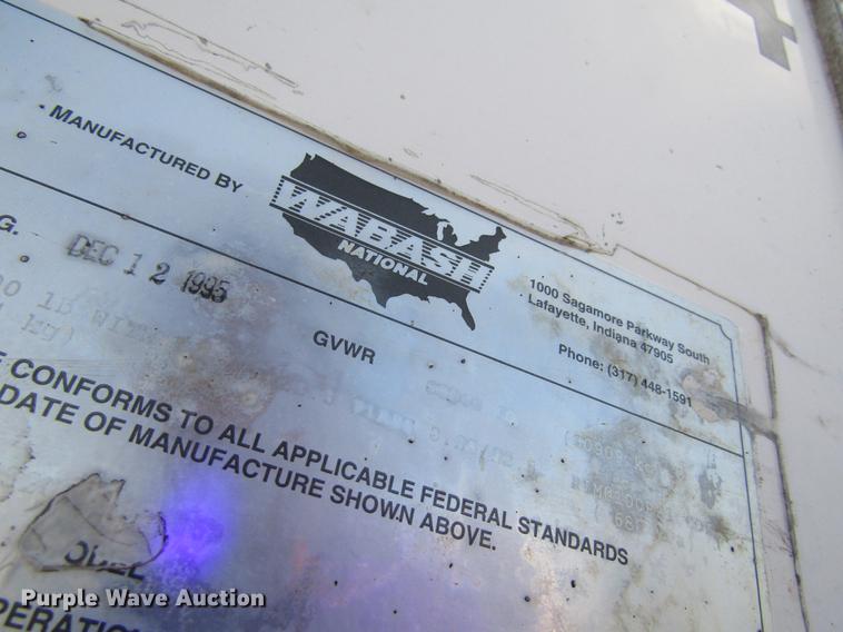 image for item DF3825 1996 Wabash National dry van trailer