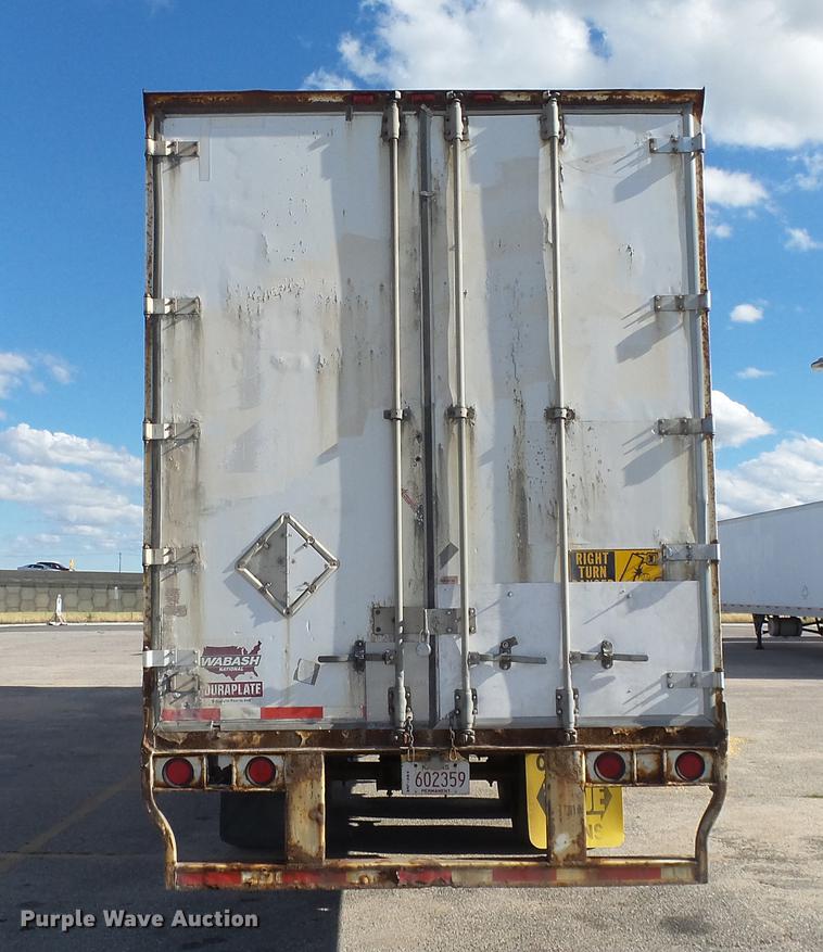 image for item DF4277 2000 Wabash dry van trailer