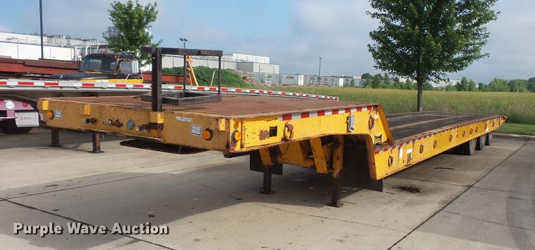 image for item DV9327 1987 Landoll 31748 tilt deck equipment trailer