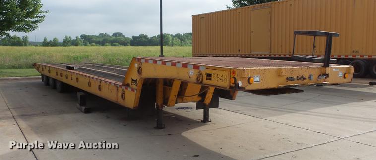 image for item DV9327 1987 Landoll 31748 tilt deck equipment trailer