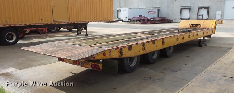 image for item DV9327 1987 Landoll 31748 tilt deck equipment trailer