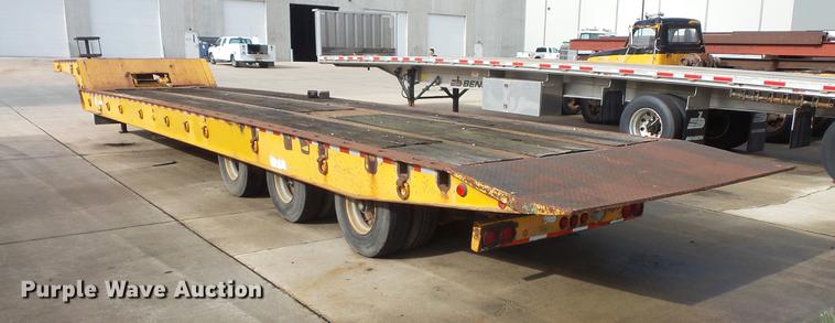 image for item DV9327 1987 Landoll 31748 tilt deck equipment trailer