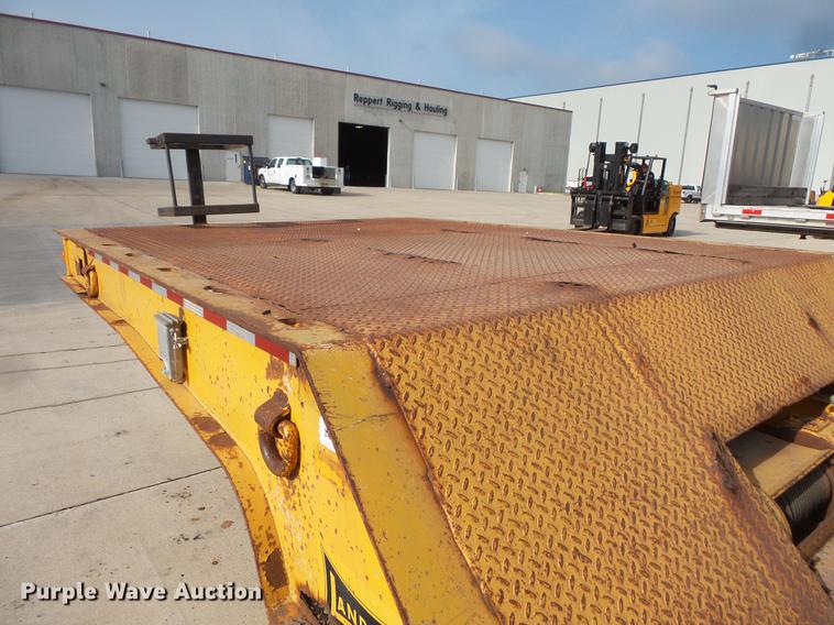 image for item DV9327 1987 Landoll 31748 tilt deck equipment trailer