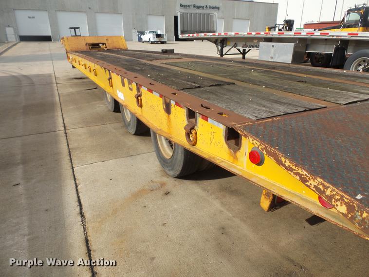 image for item DV9327 1987 Landoll 31748 tilt deck equipment trailer