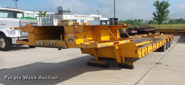 image for item DV9328 1962 Transport Trailers drop deck equipment trailer