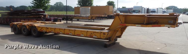 image for item DV9328 1962 Transport Trailers drop deck equipment trailer
