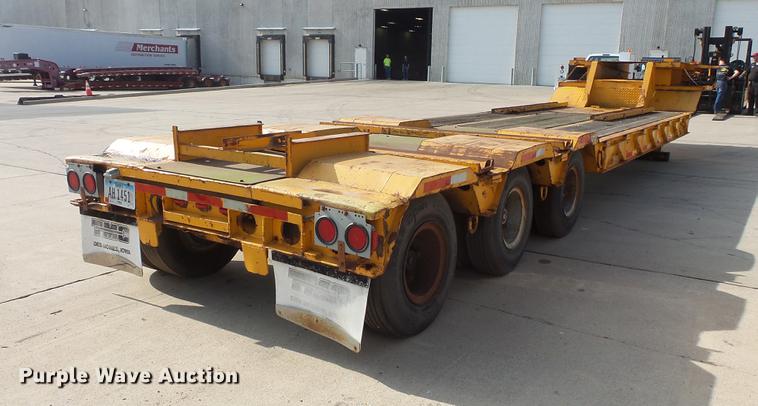 image for item DV9328 1962 Transport Trailers drop deck equipment trailer