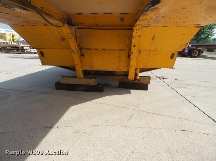 image for item DV9328 1962 Transport Trailers drop deck equipment trailer