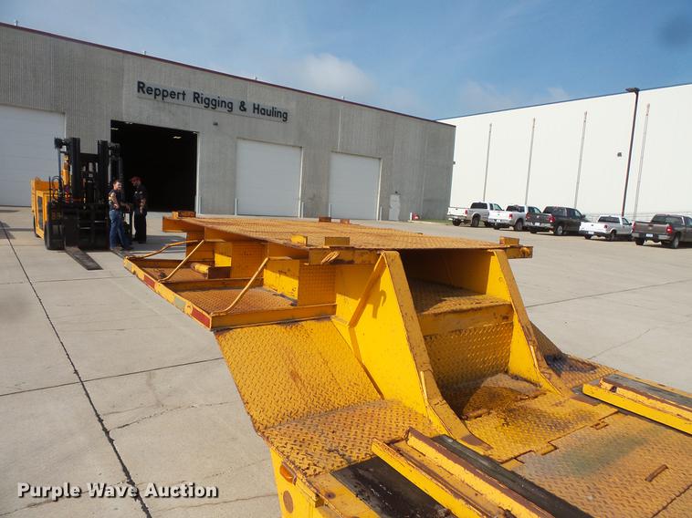 image for item DV9328 1962 Transport Trailers drop deck equipment trailer