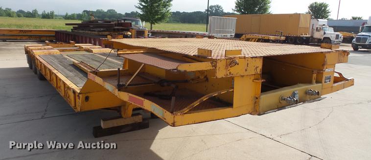 image for item DV9328 1962 Transport Trailers drop deck equipment trailer