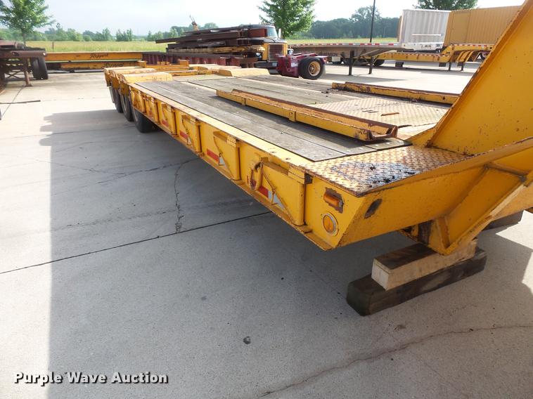 image for item DV9328 1962 Transport Trailers drop deck equipment trailer
