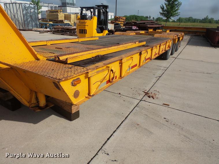 image for item DV9328 1962 Transport Trailers drop deck equipment trailer