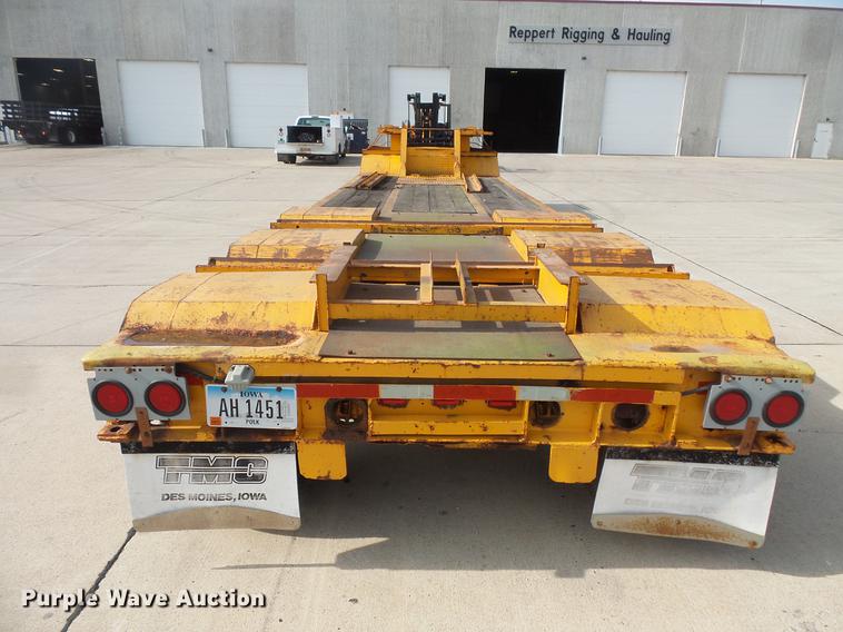 image for item DV9328 1962 Transport Trailers drop deck equipment trailer