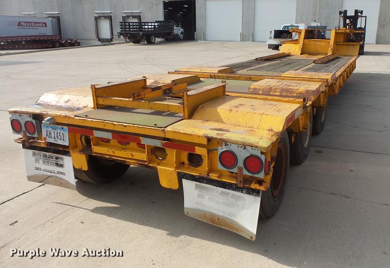image for item DV9328 1962 Transport Trailers drop deck equipment trailer