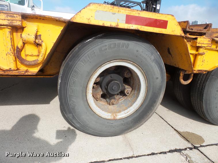 image for item DV9328 1962 Transport Trailers drop deck equipment trailer