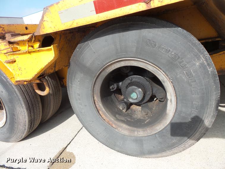 image for item DV9328 1962 Transport Trailers drop deck equipment trailer