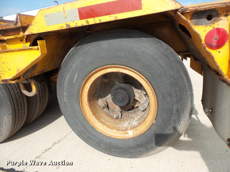 image for item DV9328 1962 Transport Trailers drop deck equipment trailer