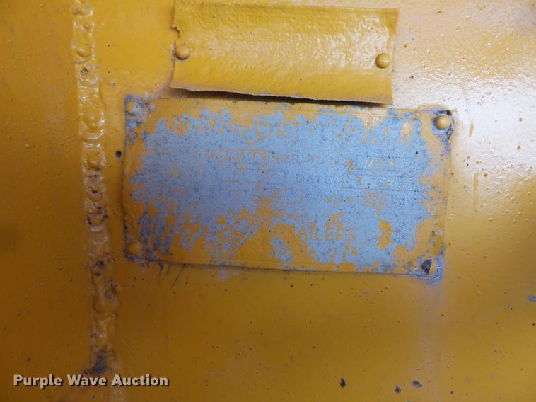 image for item DV9328 1962 Transport Trailers drop deck equipment trailer