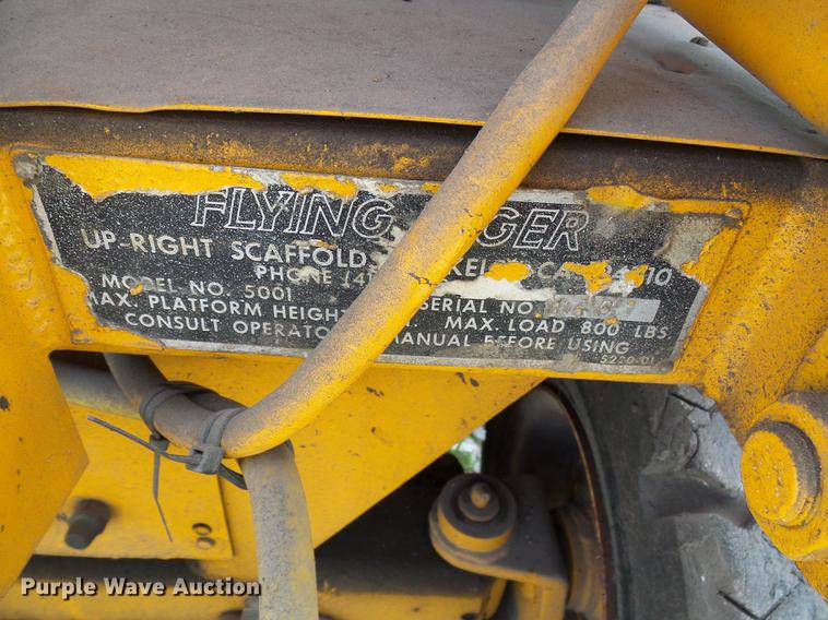 image for item DD8593 Flying Tiger 5001 scissor lift