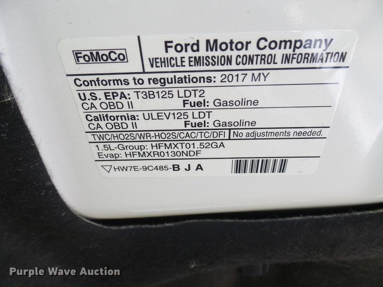 image for item DD8601 2017 Ford Escape SUV