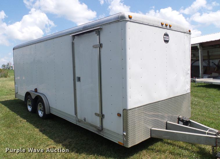 image for item DD8604 2001 Wells Cargo enclosed cargo trailer
