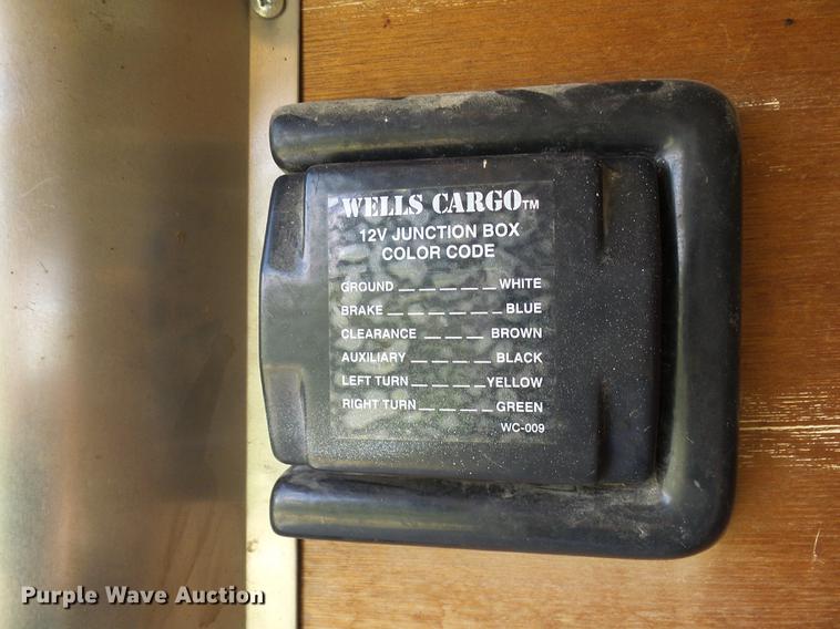 image for item DD8604 2001 Wells Cargo enclosed cargo trailer