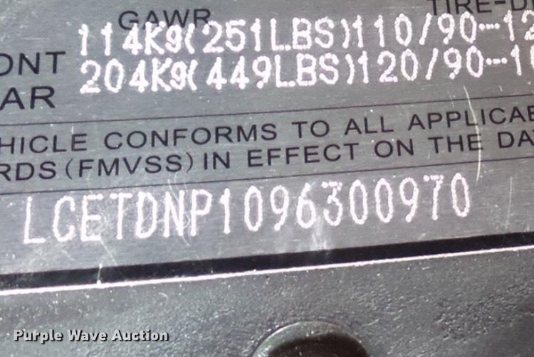 image for item DE7187 2009 Chunfeng CF250T scooter