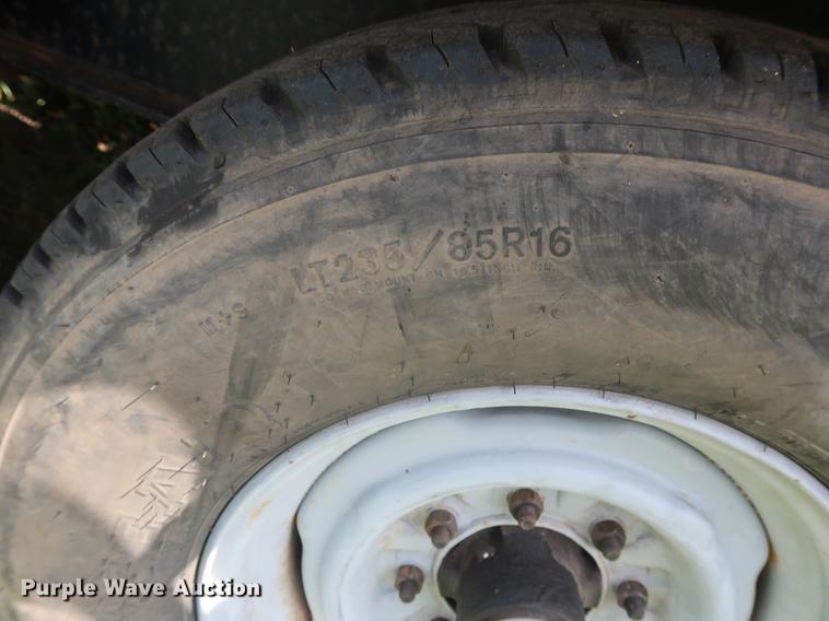 image for item DF3255 2006 Progressive flatbed trailer with office