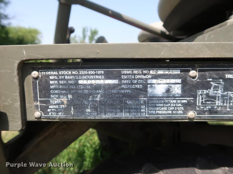 image for item DF3258 Baifield Industries utility vehicle