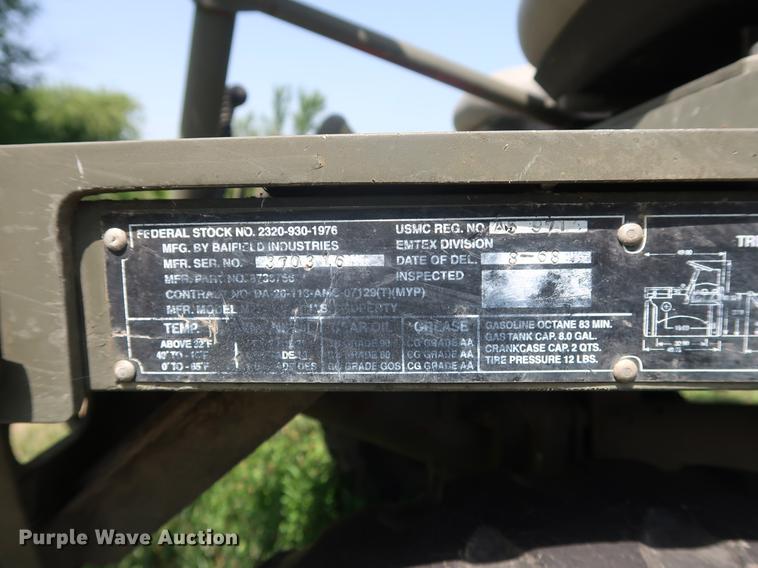 image for item DF3258 Baifield Industries utility vehicle