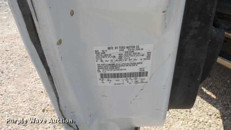 image for item DF4300 2012 Ford F150 Ext. Cab pickup truck