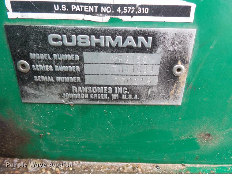 image for item DV9362 Cushman T6150 lawn mower