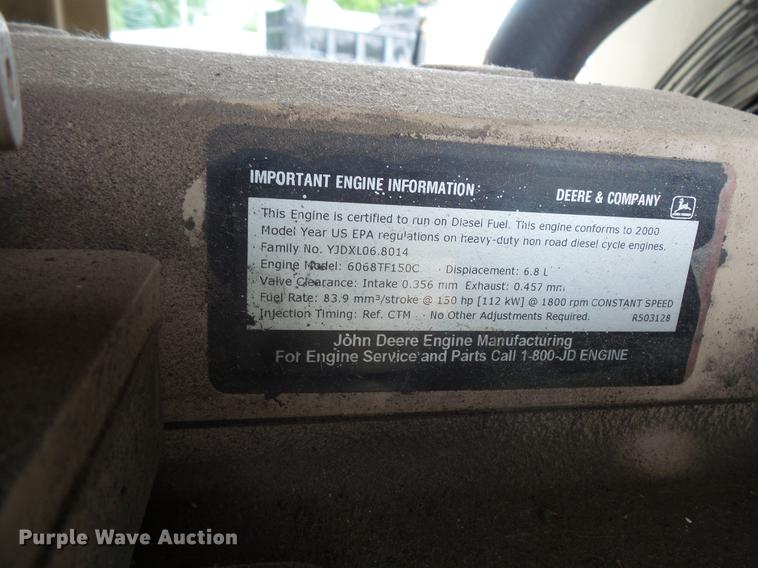 image for item DV9376 Ingersoll Rand E100XWJD generator