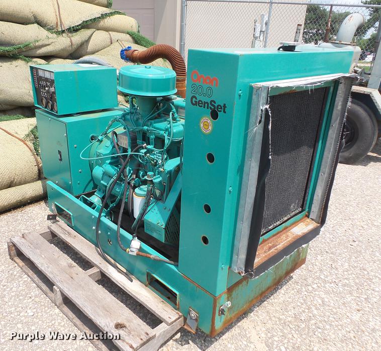 image for item DV9390 Onan 20.0DL-4-3R/28340D generator