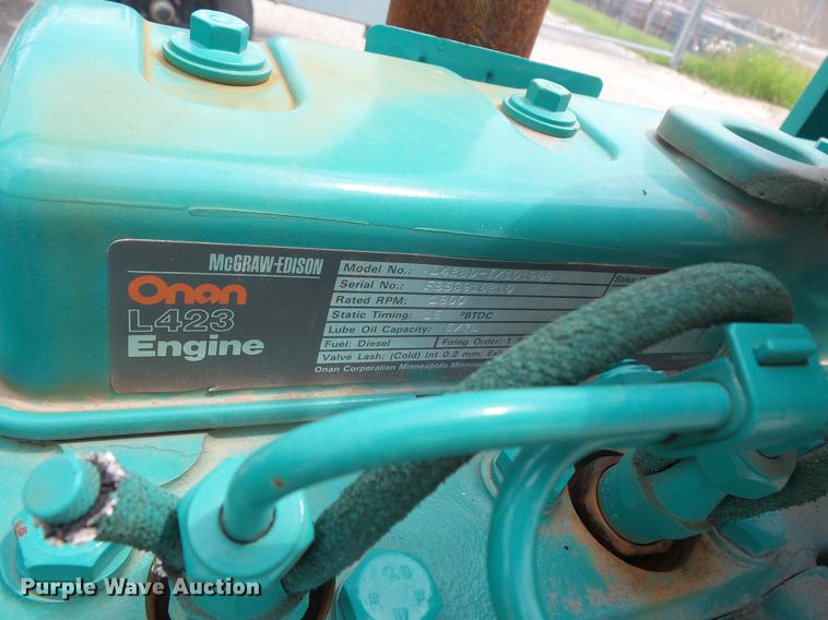 image for item DV9390 Onan 20.0DL-4-3R/28340D generator